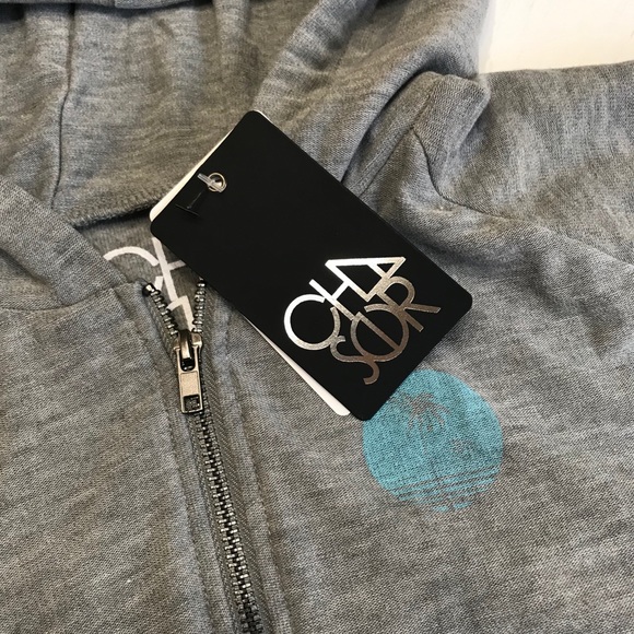 Chaser Vacation Beach Club hooded zip up top - Picture 9 of 9